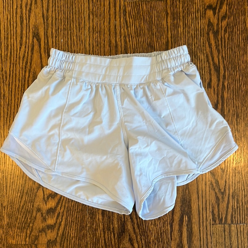 Lululemon blue shorts, size 4, 4” inseam